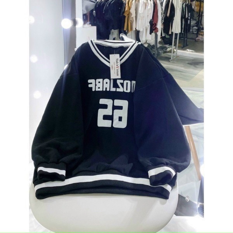 Áo sweater nỉ bông Unisex form rộng in hoạ tiết dành cho nữ nam M19-AN STORE