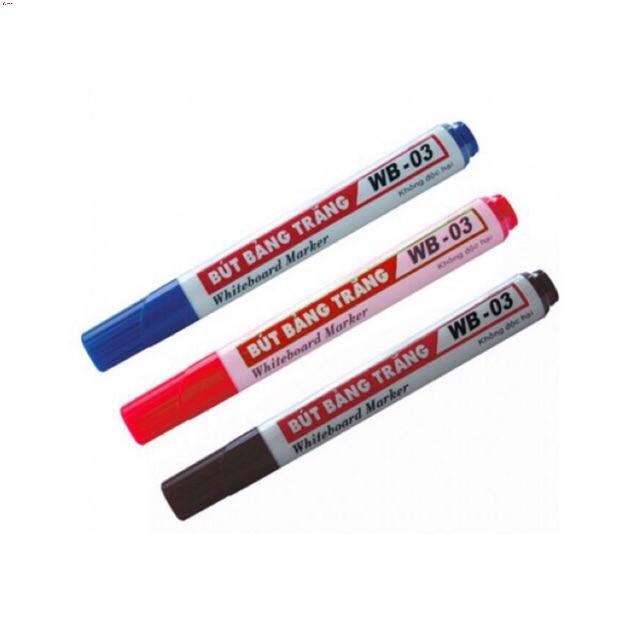 Chính Hãng] Bút viết bảng trắng WB03,bút lông bảng xoá được