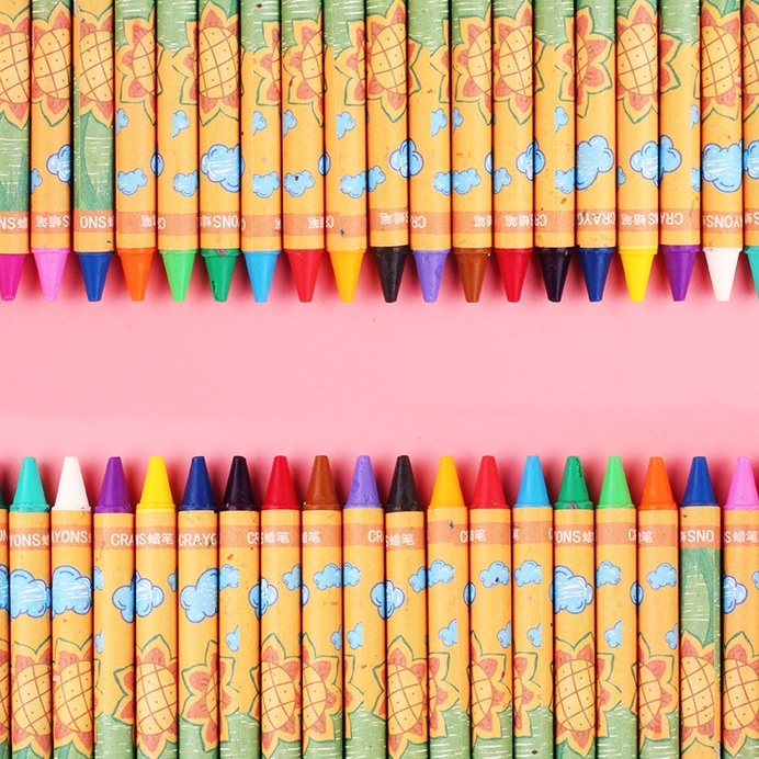 Hộp 24 bút sáp dầu tô màu cho bé