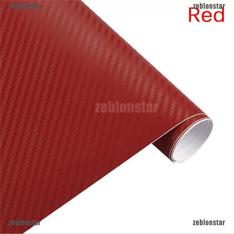 ❤star 3D Carbon Fiber Matte Vinyl Film Car Sheet Wrap Roll Sticker Decor Multi Sizes ▲▲