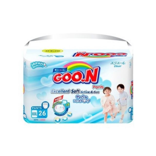 [Mua 1 tặng 2] tả quần GoonNB48. M32. L26. XL22. XXL20