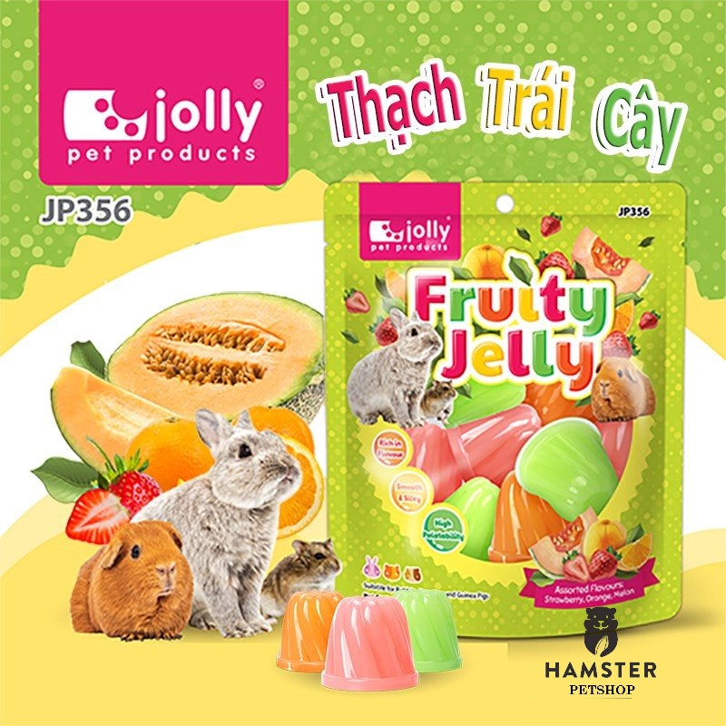 Viên thạch rau câu trái cây Jolly (1 Viên) cho Hamster, Thỏ, Bọ , Sóc ...