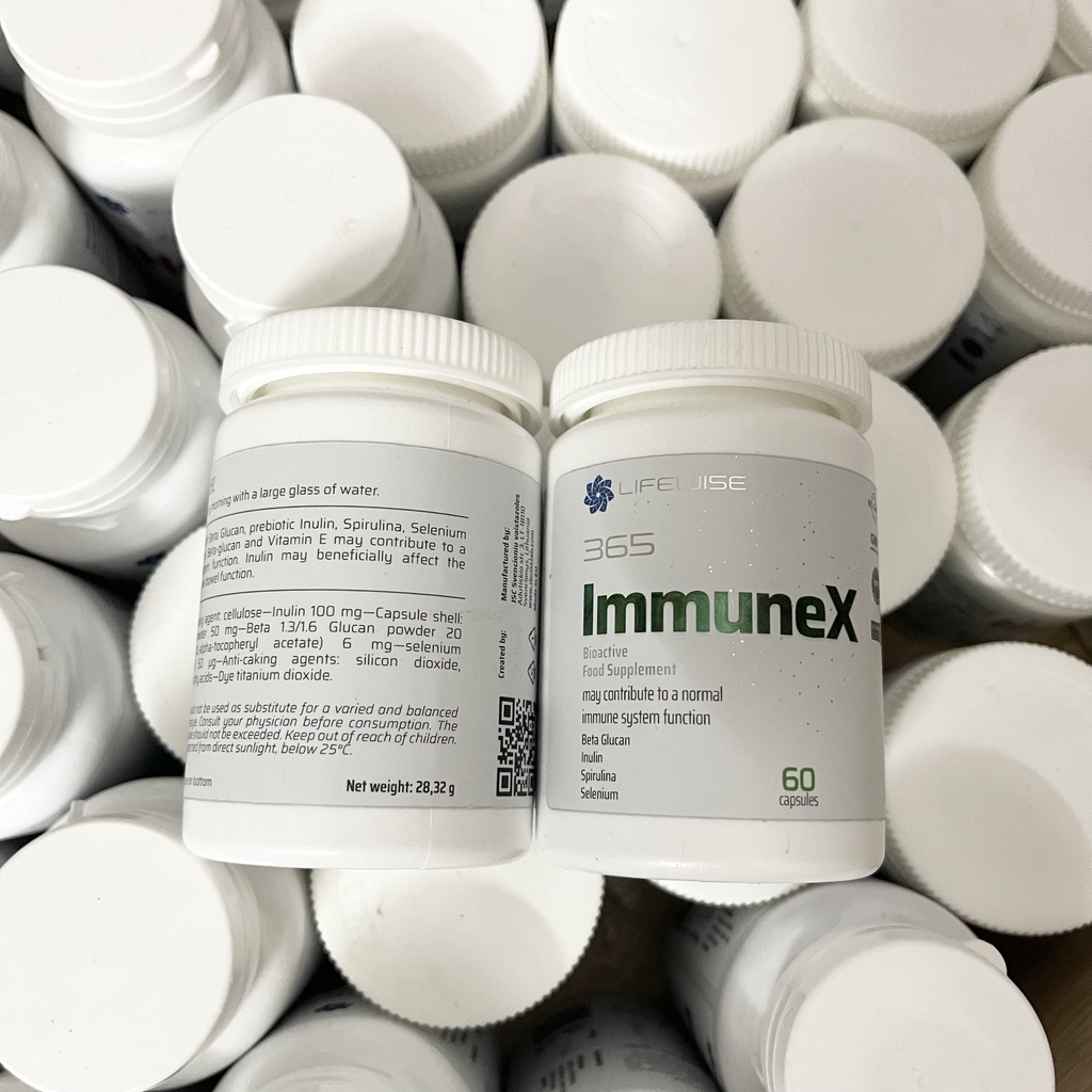 LifeWise #365 Immunex, giúp hỗ trợ nâng cao hệ miễn dịch, tăng cường sức dề kháng cơ thể , chai 60 viên
