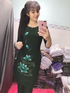 Đồ Lam Đi Chùa # Cách Tân Sẫm Sen