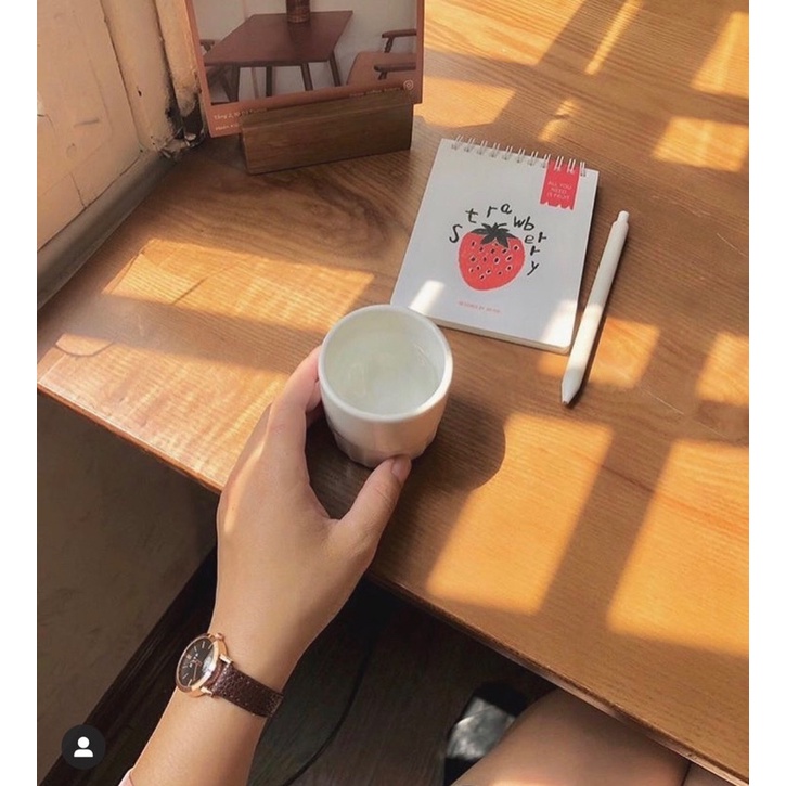 Đồng hồ nữ Rate dây da mặt tròn kiểu dáng Vintage DH05 LOUSMORE