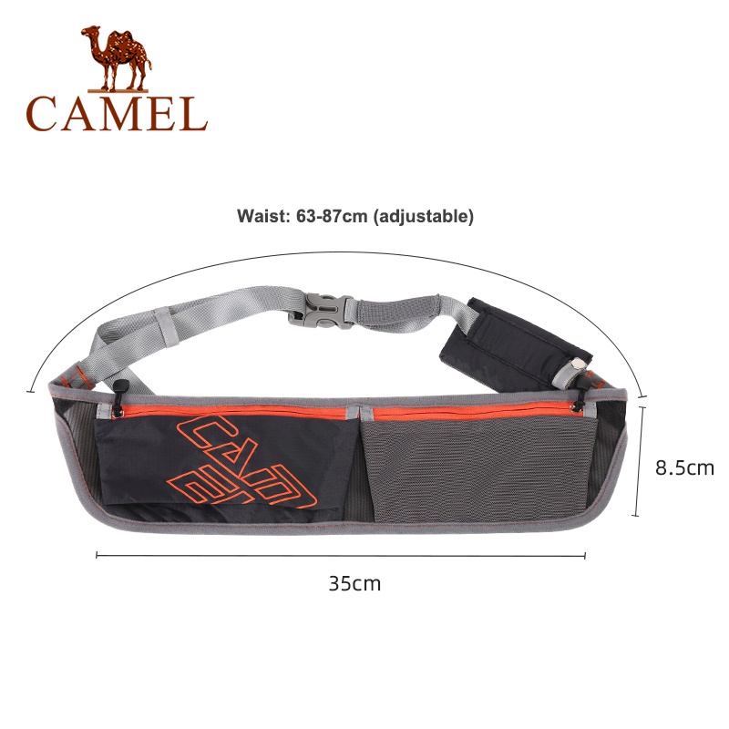 CAMEL Túi Đeo Chéo Thể Thao Màu Trơn Năng Động Cá Tính