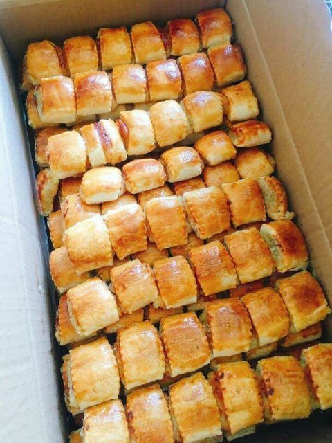 10 cái bánh xếp dừa