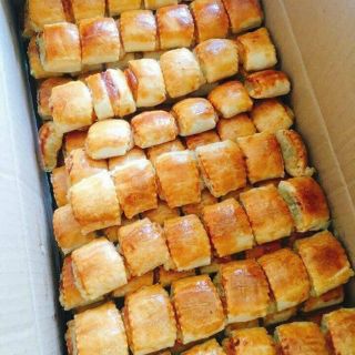 10 cái bánh xếp dừa
