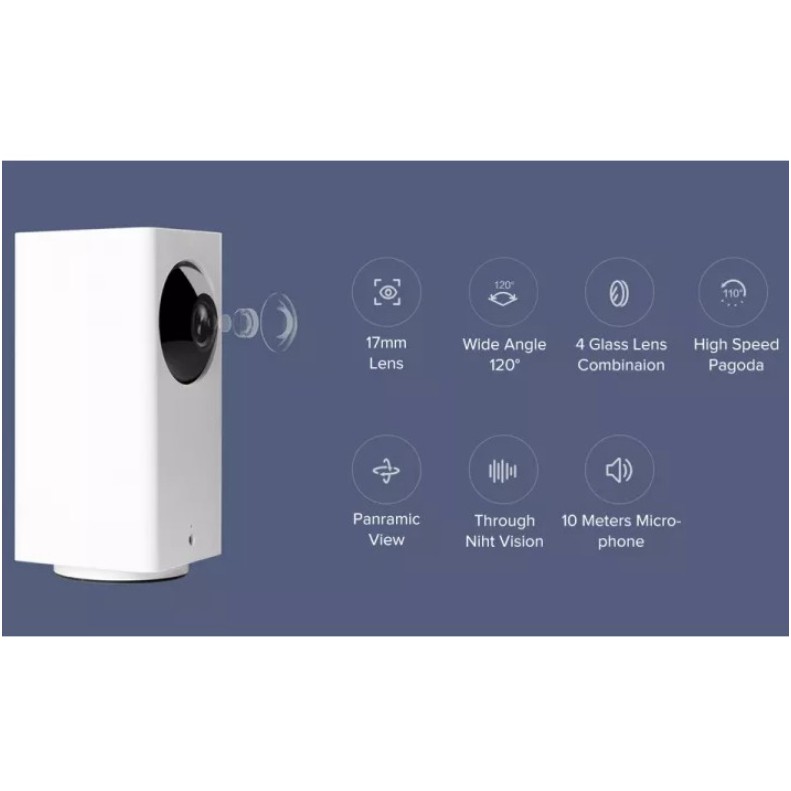 Camera quan sát Xiaomi Dafang Square - Hàng chính hãng | BigBuy360 - bigbuy360.vn