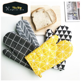 Găng tay nướng bánh, găng tay lò nướng, găng tay bếp dày YB27