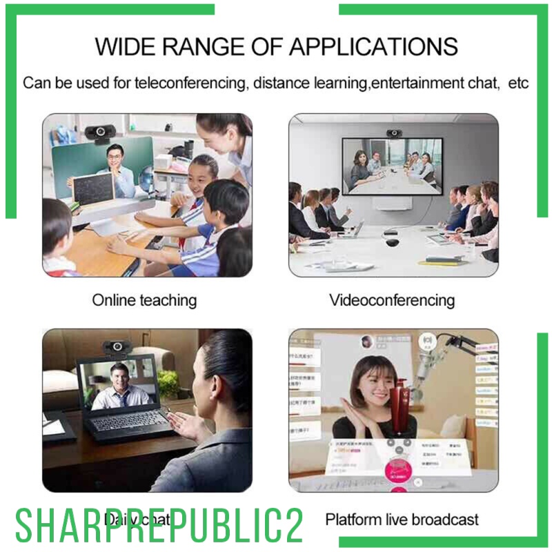 Camera Để Bàn Sharprepublic2 1920x1080 Pc 30fps Đứng | BigBuy360 - bigbuy360.vn