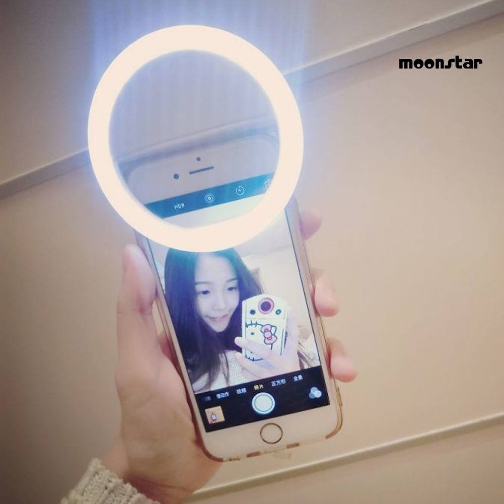Vòng Đèn Led Hỗ Trợ Chụp Ảnh Selfie Cho Điện Thoại Iphone Android