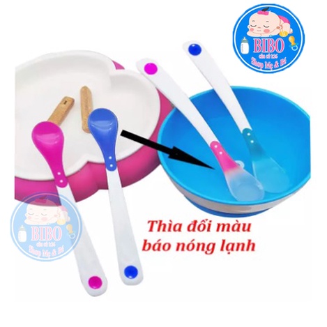 Muỗng/ Thìa Cảm Ứng Nhiệt TTR, thìa mềm Báo Nóng Upass Thái Lan