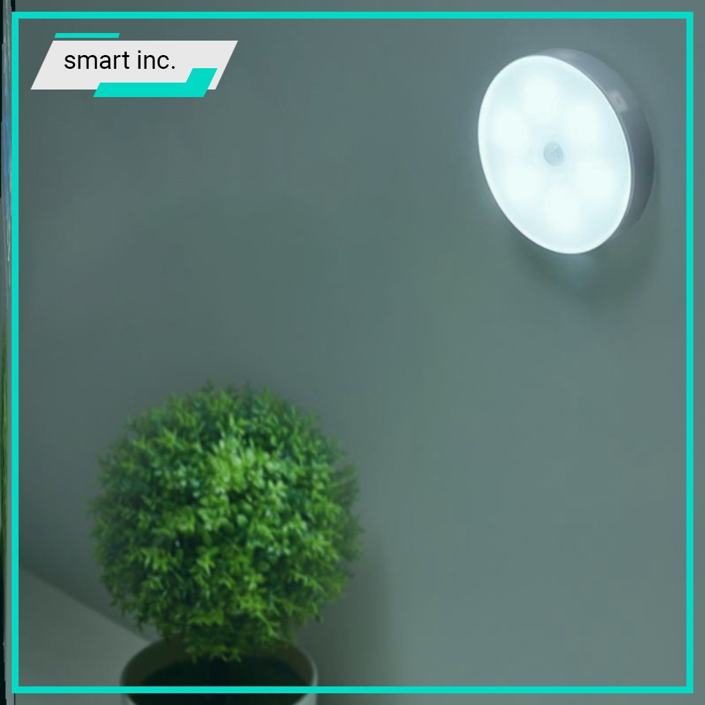 Đèn Led Ngủ Cảm Biến Chuyển Động Tự Sáng Ban Đêm Treo Dán Tường Sạc Pin