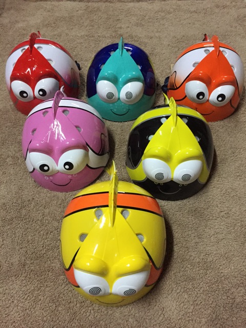 Mũ bảo hiểm trẻ em cá Nemo 5d