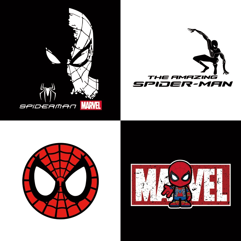 Miếng Dán Hình Người Nhện marvel Độc Đáo Trang Trí Cửa Sổ Xe Hơi / Xe Máy