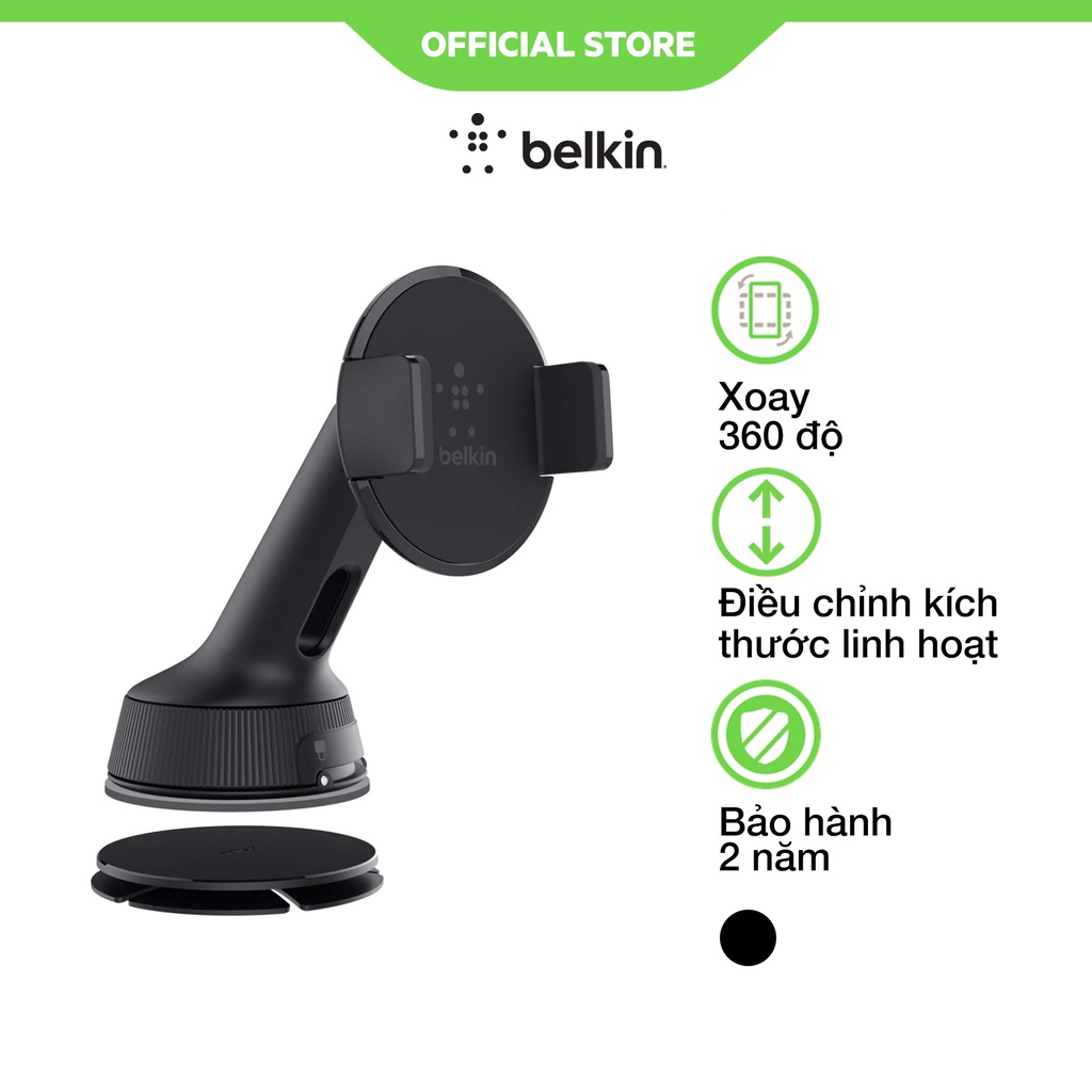 [Mã LTNP50 giảm 50K đơn 150K] Giá đỡ điện thoại xe hơi Vent mount Belkin - Hàng Chính Hãng - BH 2 Năm - F7U017BT | BigBuy360 - bigbuy360.vn
