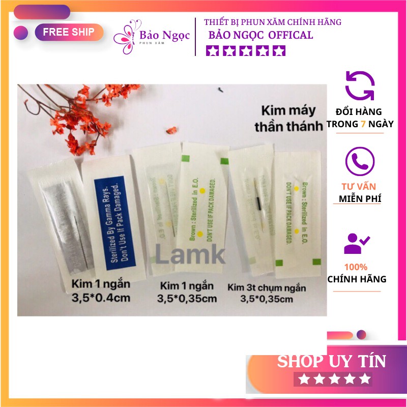 Kim phun xăm máy thần thánh,phổ thông,máy nhựa pro sài gòn sắc bén loại 1