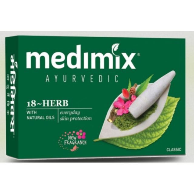 (date 2022) xà phòng MEDIMIX 18 loại thảo mộc HERBS (125G/ bánh) | BigBuy360 - bigbuy360.vn