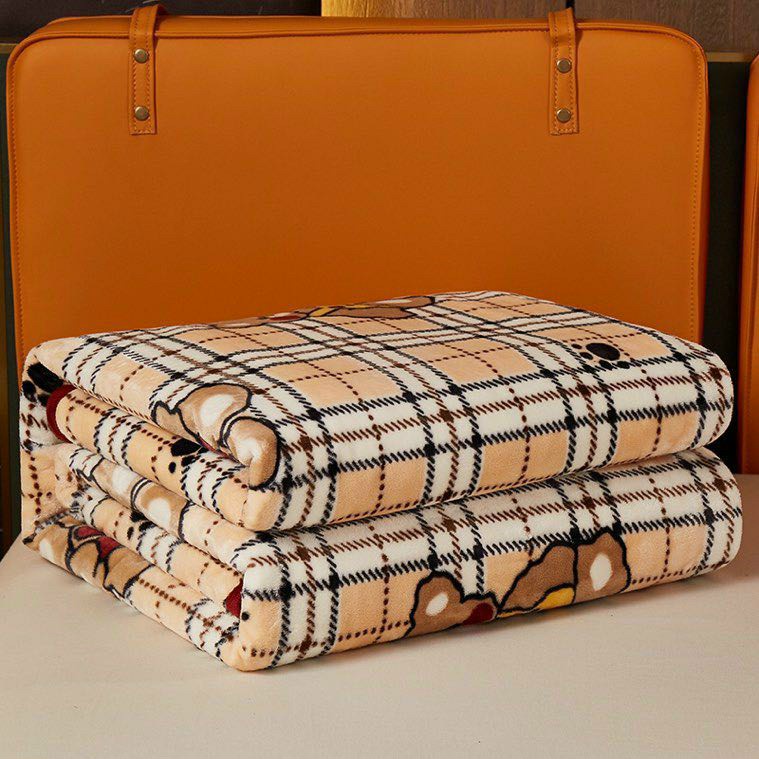 Chăn tuyết nhung sữa mềm mịn - Mềm đắp 4 mùa, chăn văn phòng kích thước 2mx2m3