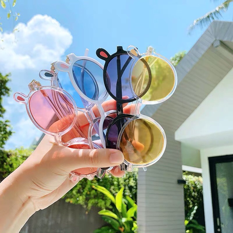 Kính Mát Hình Tai Thỏ Dễ Thương Cho Bé