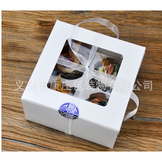 Hộp đựng cupcake 4 ô (10 chiếc)