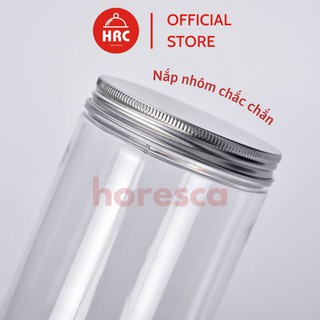Hũ nhựa pet nắp nhôm đựng đồ khô (GIÁ RẺ) Hũ đựng thực phẩm, ngũ cốc nhiều kích cỡ