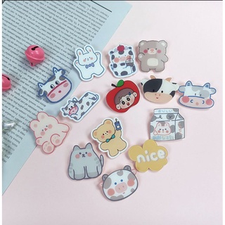 1 gim gài sticker gài áo balo thời trang Ulzzang