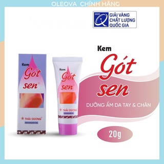 Kem Gót Sen dưỡng ẩm chống nứt nẻ gót chân tay rạn da bụng đùi Thái dương Oleova RD20
