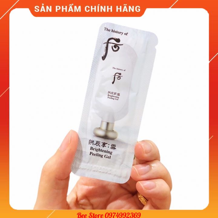 Gói Tẩy Da Chết Whoo Làm Sáng Da, làm sạch tế bào chết trên da , gói mini 1ml