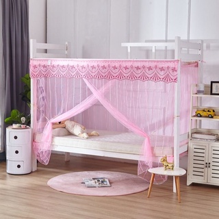 Ký túc xá có màn chống muỗi được mã hóa cho sinh viên Giường tầng 0,9m1,2m1,5m Giường đơn hộ gia đình đôi mái che chống