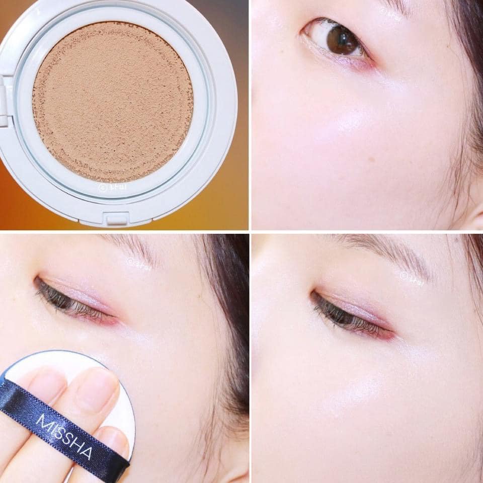 Phấn nước Missha Magic Cushion Cover Lasting SPF50+ PA+++ màu hồng kiềm dầu | BigBuy360 - bigbuy360.vn