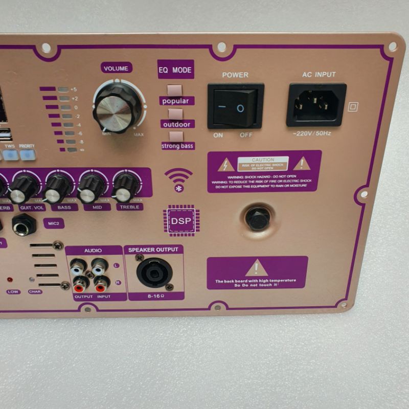 BO MẠCH H270-S MỚI Mạch Loa Kéo Reverb Hoàn Hảo Nhất Nguồn 40V Đôi DSP Mono