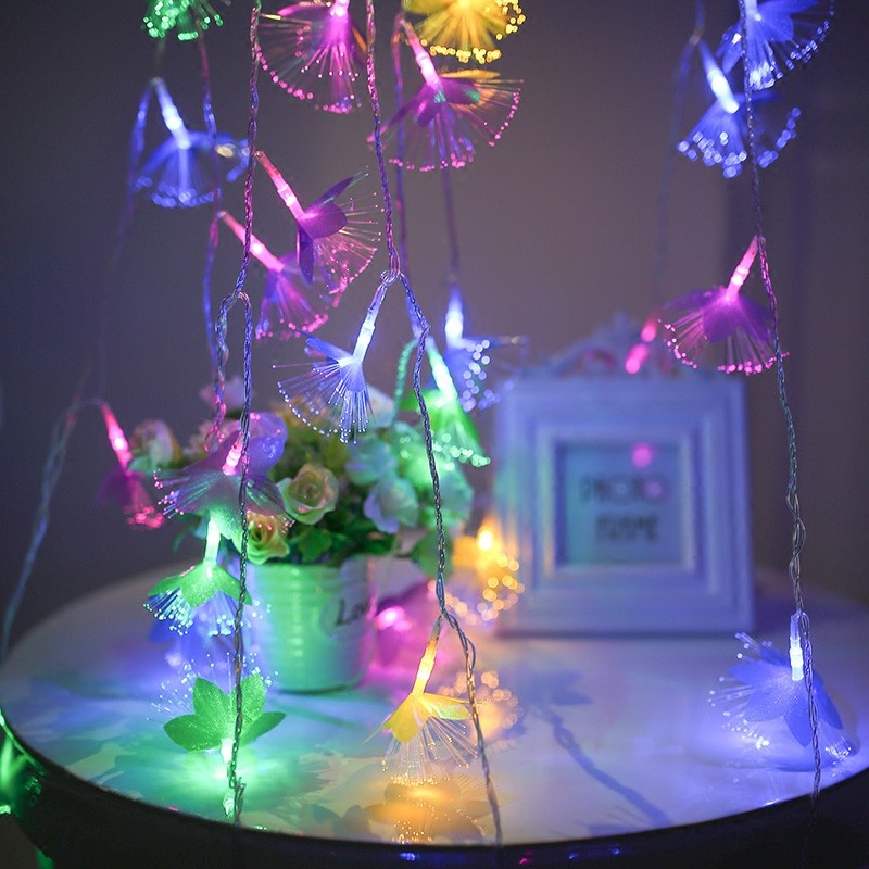 Đèn LED Trang Trí Hình Pháo Hoa Dễ Thương 3M 20 Đèn (Dùng pin)