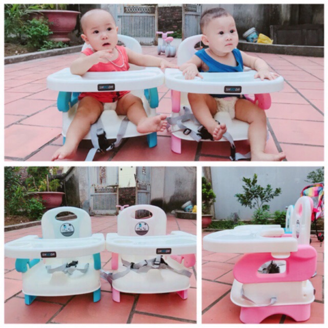 Ghế ăn dặm gấp gọn 3 Chế độ - Kèm chân sắt cho bé Cao Cấp