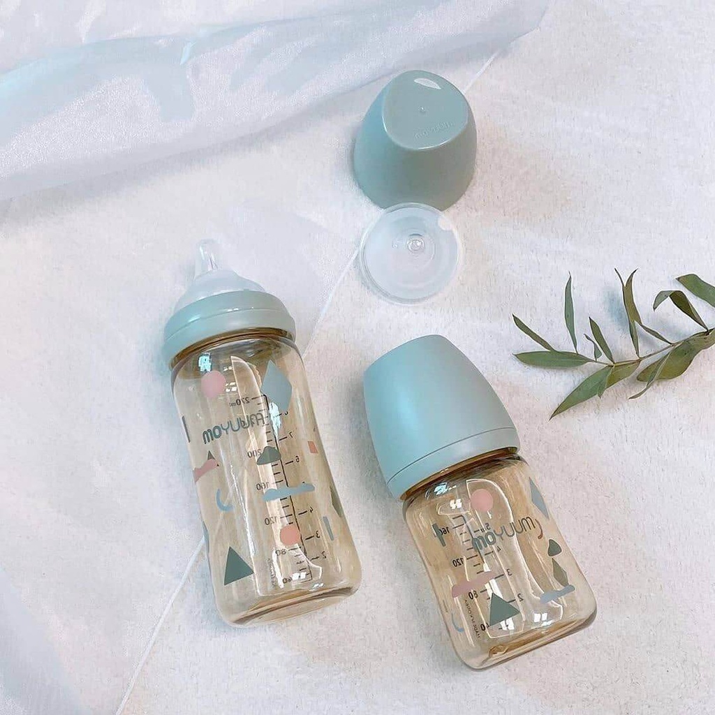 [Chính Hãng] Bình sữa Moyuum Hàn Quốc kèm núm cho bé phiên bản mây 170ml/270ml