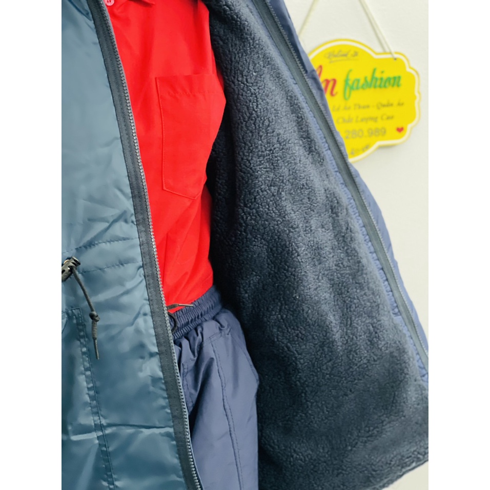 Áo bảo hộ dùng trong kho đông lạnh âm 18 độ lót lông _ Hình chụp thật