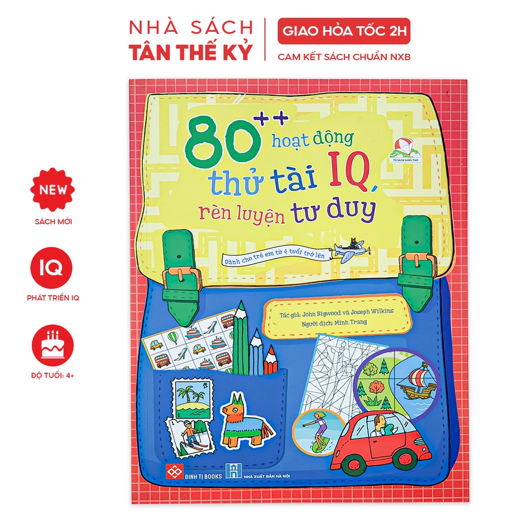 Sách - 80++ hoạt động thử tài IQ, rèn luyện tư duy phát triển trí tuệ cho trẻ từ 4 tuổi