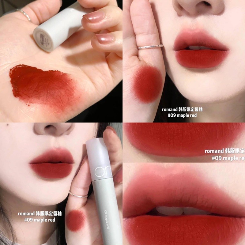 Son kem Romand Hanbok See Through Matte Tint - 09 Maple Red