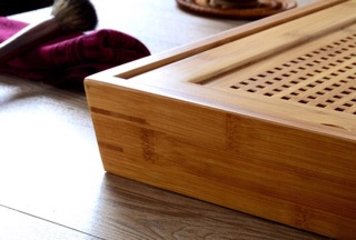 Khay trà tre chữ nhật  cao cấp