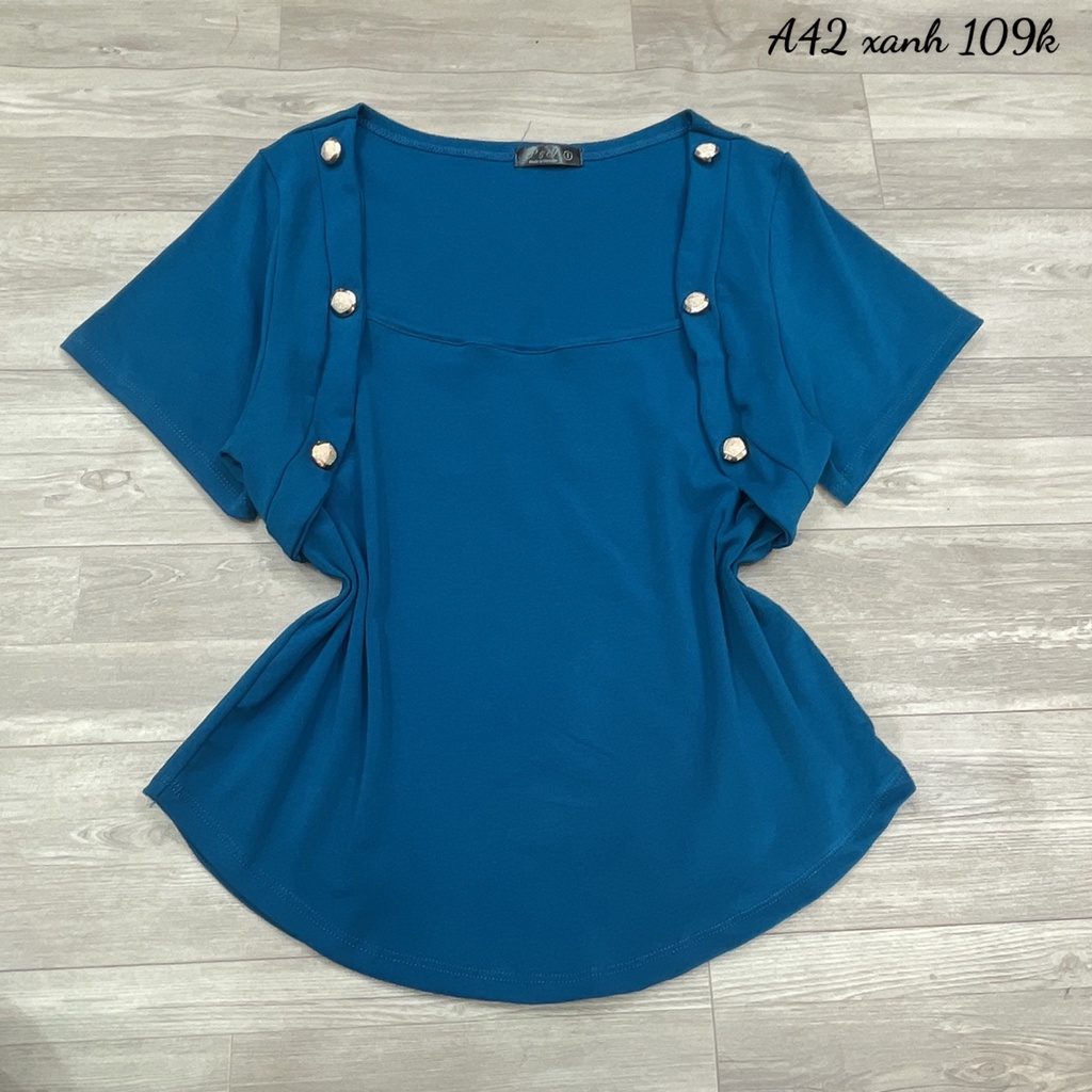 Áo Thun  Bigsize,Áo big Cổ U Chất Liệu Vải Thun Borib Thái  A42