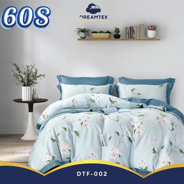 Chăn ga Tencel họa tiết DREAMTEX không mền - CHÍNH HÃNG, CAO CẤP