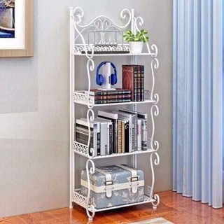 Kệ inox chữ nhật 4 tầng lắp ráp tiện dụng