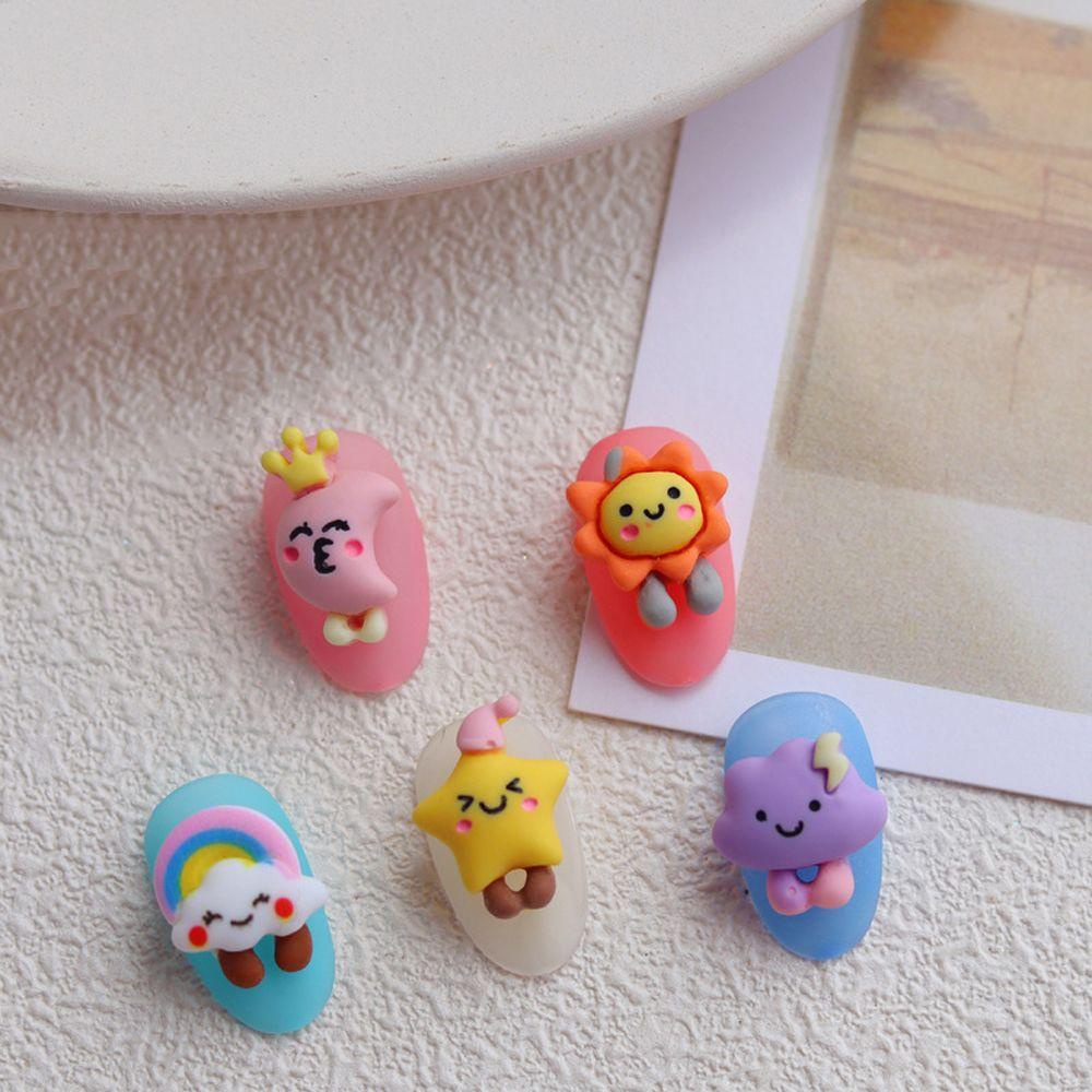 Phụ Kiện Trang Trí Móng Nghệ Thuật Hình Đám Mây Hoạt Hình 3D Cho Nữ