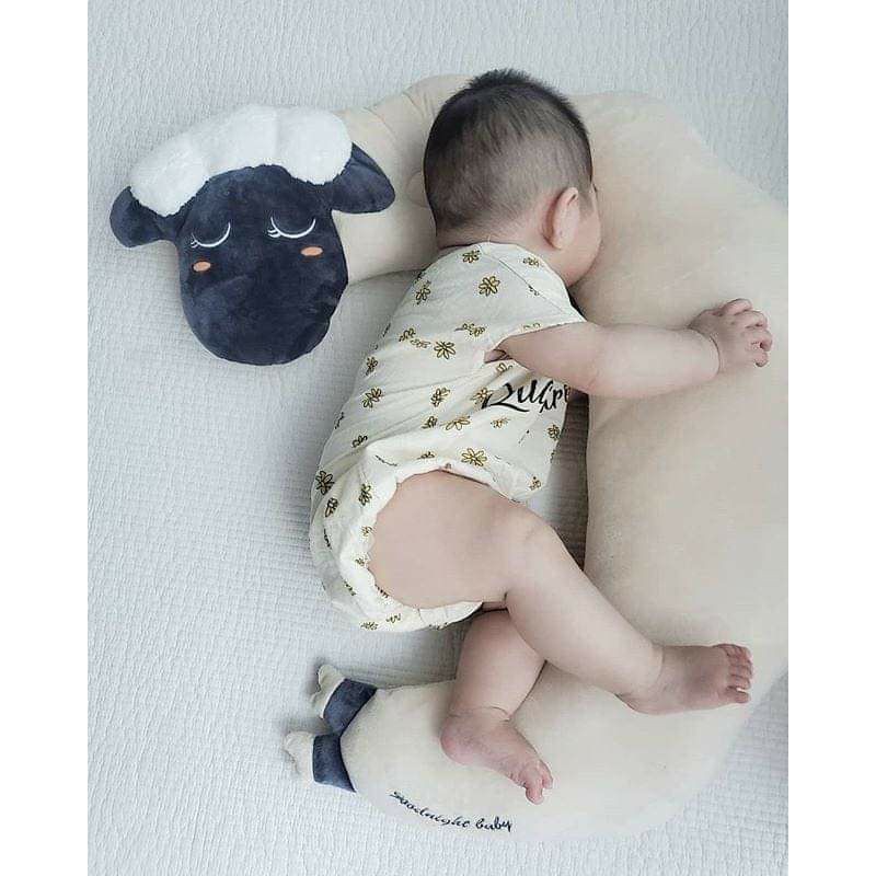 Gối cừu chữ C Hàn Quốc - Goodnight Baby - Chính hãng