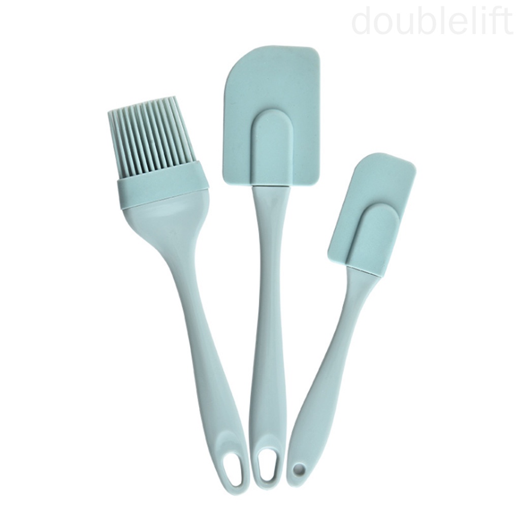 Set 3 Dụng Cụ Phết Kem / Bơ Bằng Silicone Thiết Kế Tiện Dụng