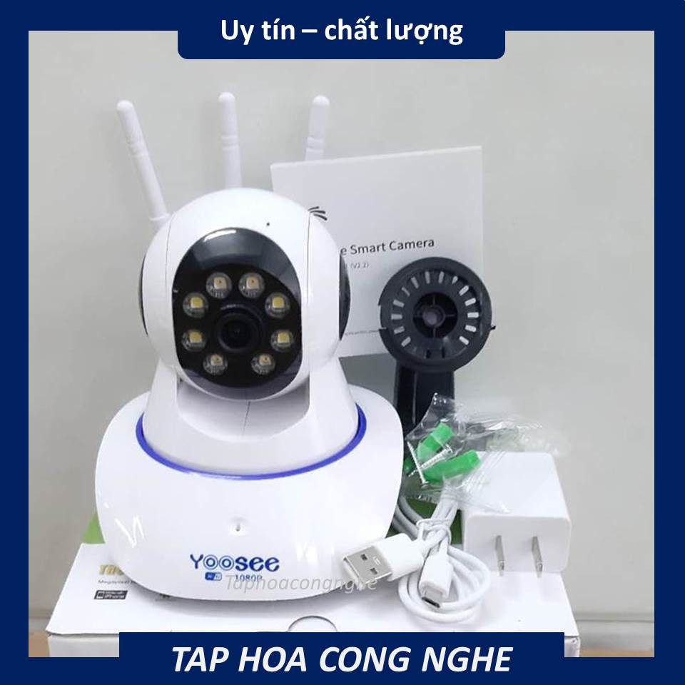 camera wifi app yoosee trong nhà mọi lúc mọi nơi 3 râu 360 khe thẻ nhớ trên đầu ban đêm hỗ trợ FLASH và hồng ngoại | BigBuy360 - bigbuy360.vn