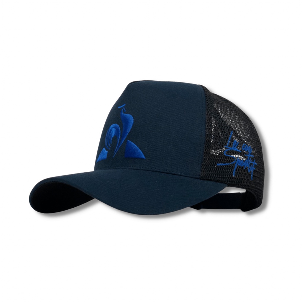 Nón gà trống Mũ lưỡi trai LC (Xanh navy - Logo thêu 3D) Mũ nón gà