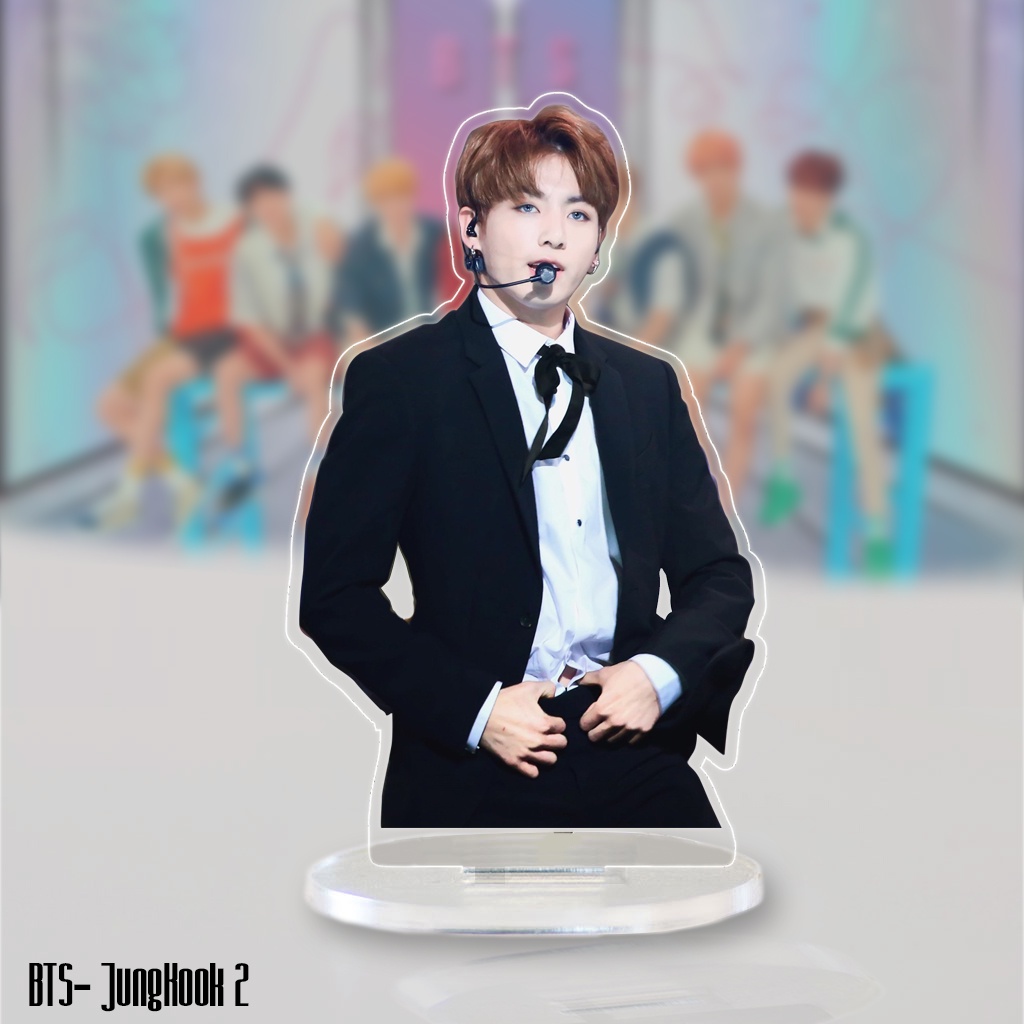Standee mô hình các nhân vật BTS Jungkook, V, Suga,RM...,mô hình acrylic trang trí