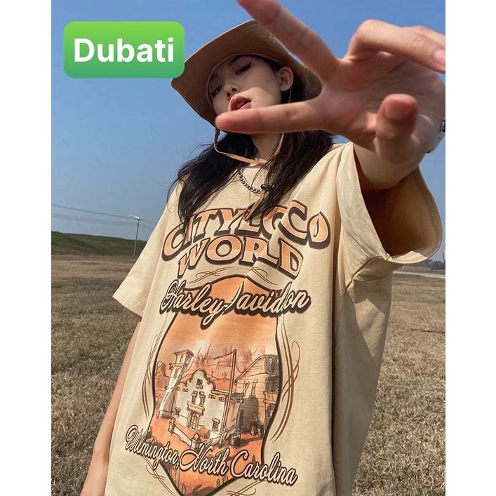 ÁO THUN NỮ NAM CITYLOCO PHOM FORM RỘNG TAY LỠ PHONG CÁCH HOT TREND 2023 - DUBATI FASHION